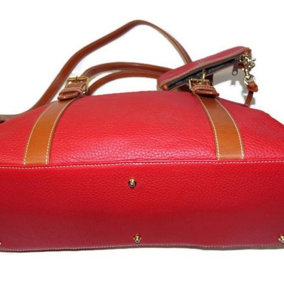 Dooney & Bourke Domed Satchel and Wristlet Red - Picture 5 of 8